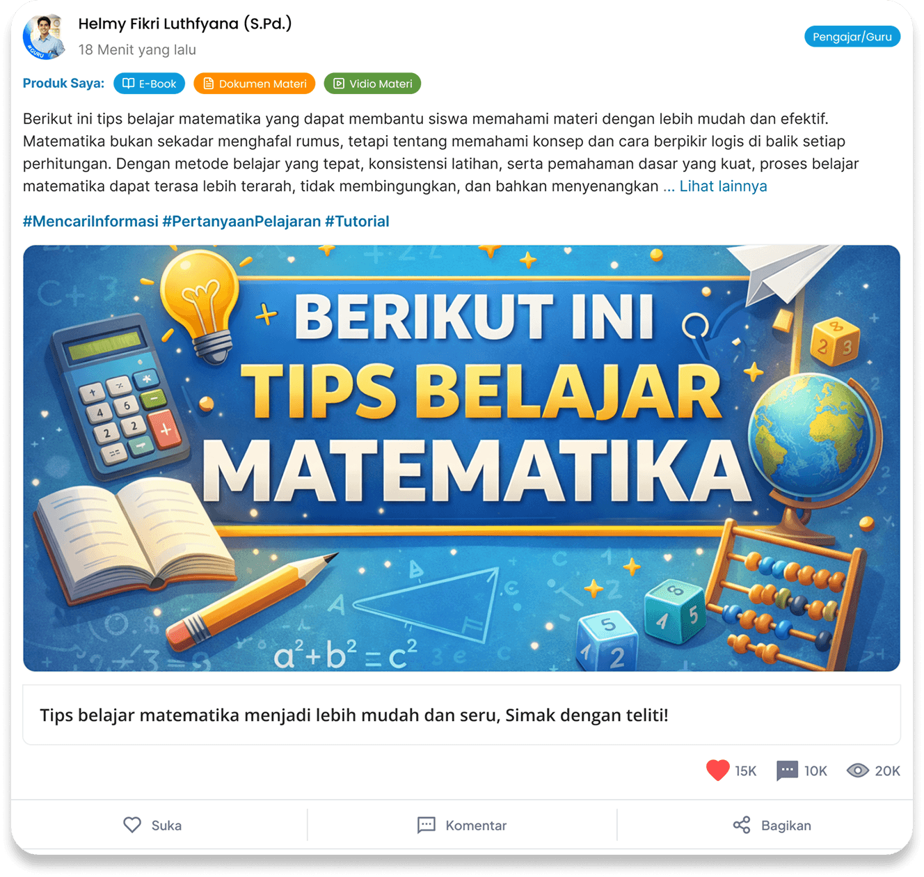 Temukan berbagai hal menarik dari rekan guru dan orangtua